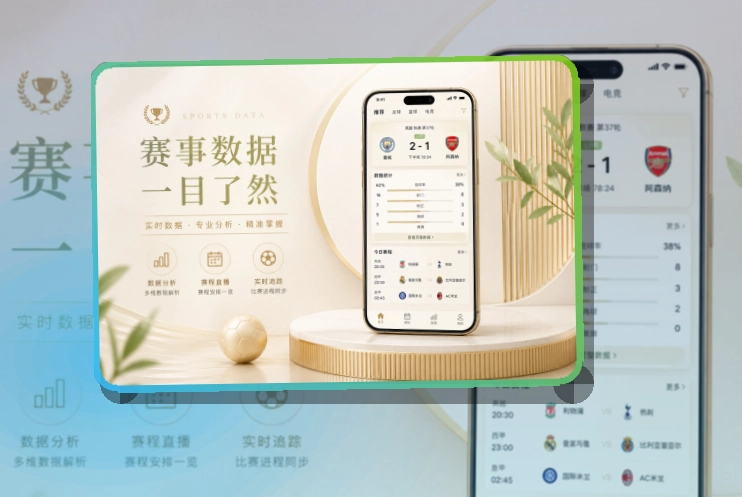 快速入口 · App下载说明 · 赛事内容随身带走界面展示
